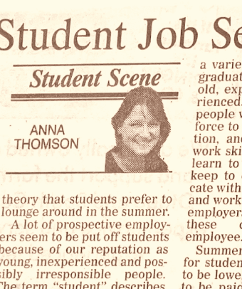 Demand for student jobs boom.